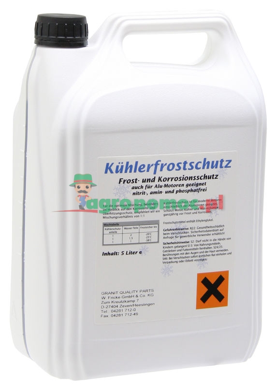 Koncentrat płynu przeciw zamarzaniu do chłodnicy